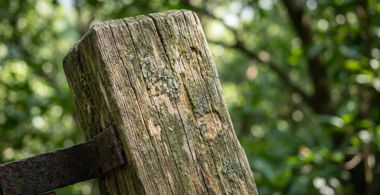 Close-up view of Hong Kong Trail official distance marker post showing trail navigation information